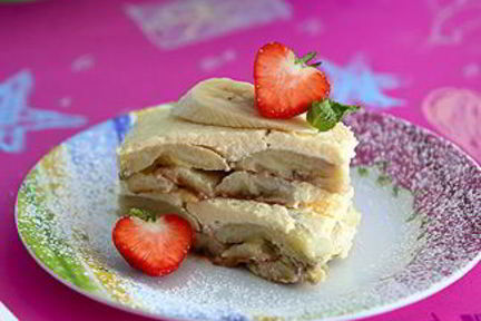 Бананы, запеченные с творогом в мультиварке