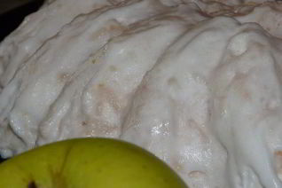 Баварский рисовый пудинг с карамелизироваными грушами