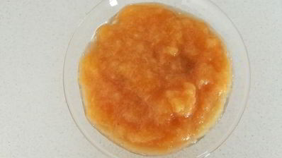 десерт из авокадо, персика и банана