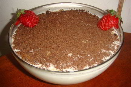 Десерт из ревеня