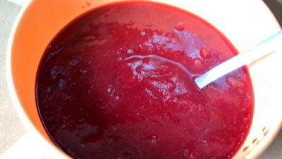 десерт из творога и слив