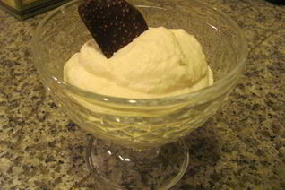 Десерт Самбука из печеных яблок