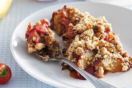 Фрукты с шоколадной крошкой в мультиварке