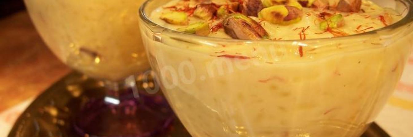 Индийский десерт кхир с медом