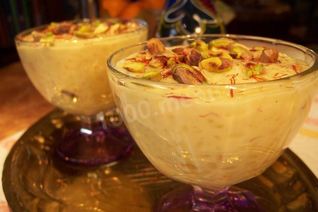 Индийский десерт кхир с медом