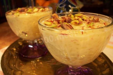 Индийский десерт кхир с медом