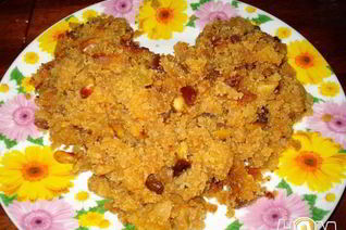 Халава — пудинг из манной крупы