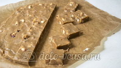 карамельные конфеты с арахисом