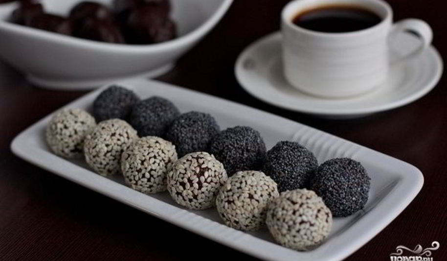 Рецепт конфет из сухофруктов и орехов