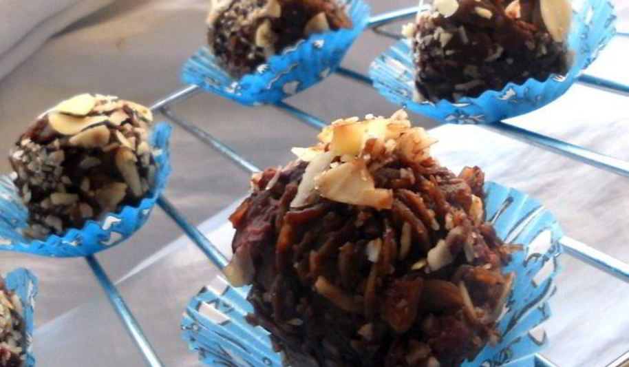 Рецепт мягких шоколадно-имбирные конфеты с вишней