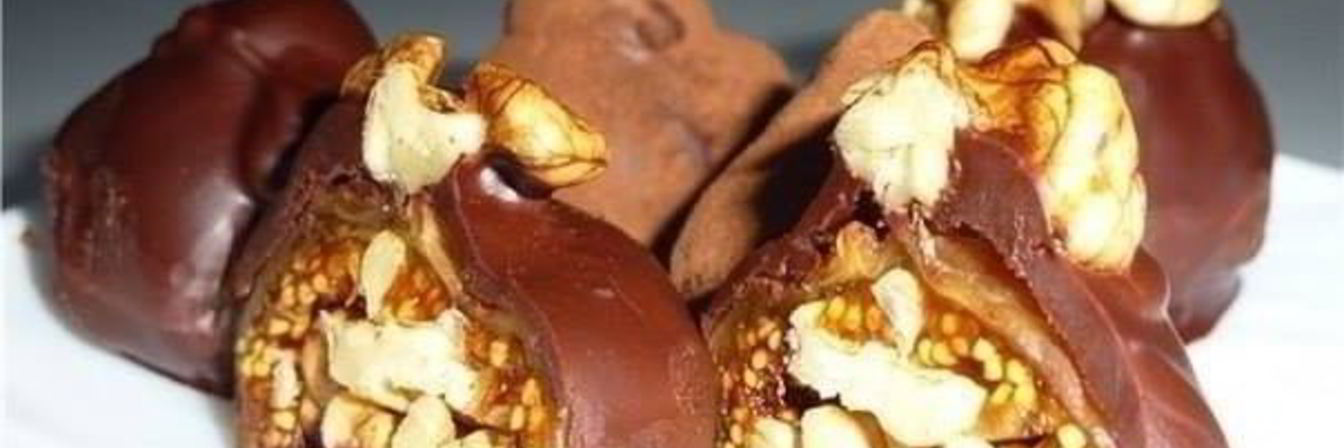 Полезные домашние конфеты с инжиром