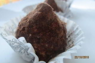 Творожные конфеты с тыквой и хурмой