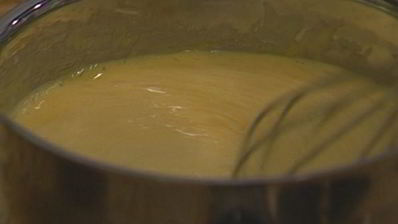 баварский крем с ягодным соусом