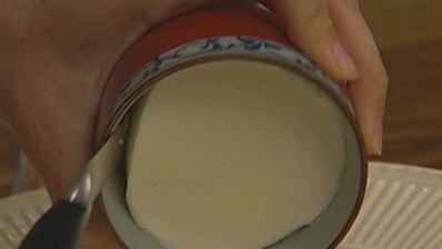 баварский крем с ягодным соусом