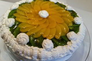 Бисквитно-кремовый торт