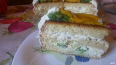 бисквитно-кремовый торт