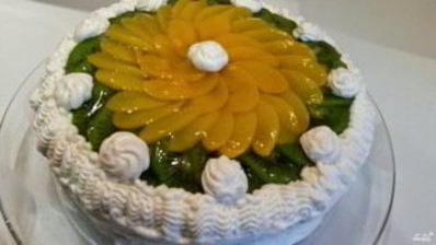 бисквитно-кремовый торт