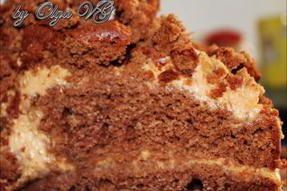 Кабачковый бисквит с кремом