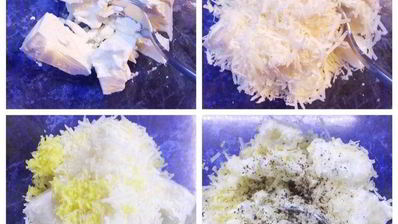 хлебные равиоли в курином креме