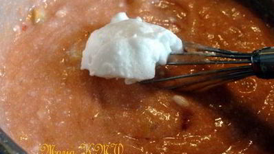 клубнично-ревеневое фламмери — десертный крем