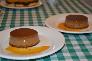 Кофейно-кофейная крем-карамель