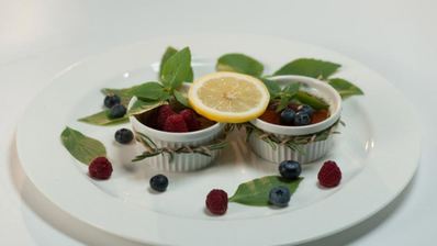 крем-брюле с розмарином