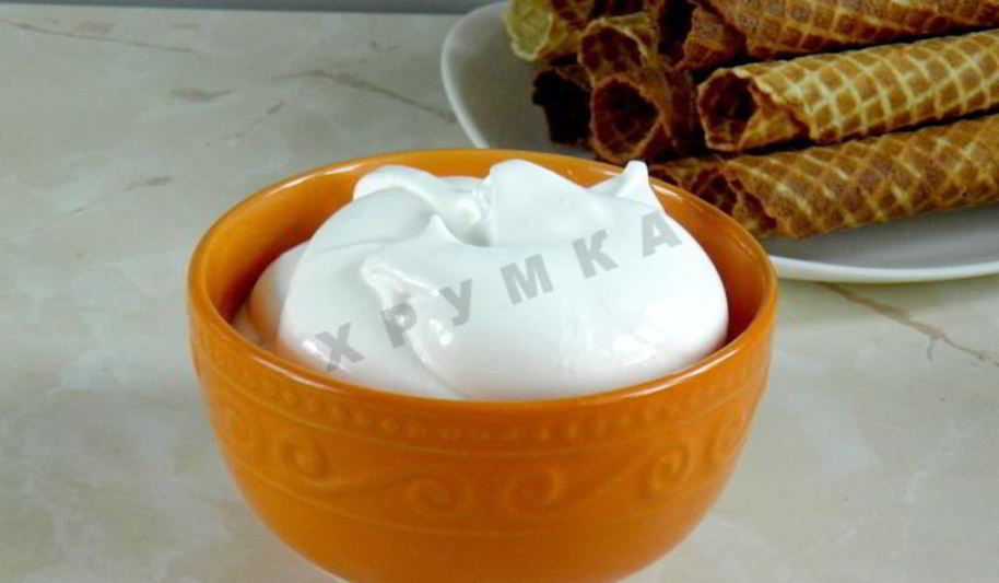 Рецепт крема для вафельных трубочек