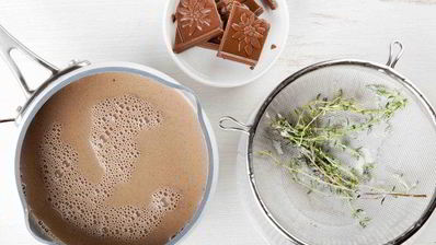 крем из молочного шоколада