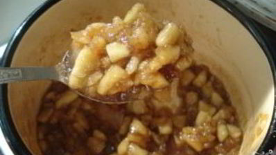 крем яблочный со сливками