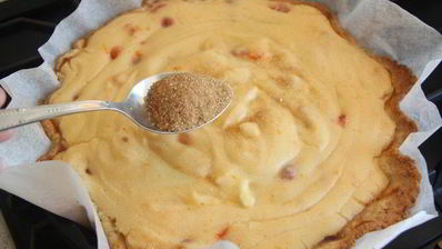 кростата с манным кремом