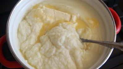 кростата с манным кремом