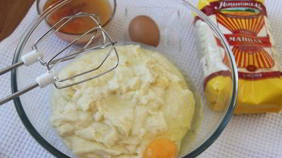 кростата с манным кремом