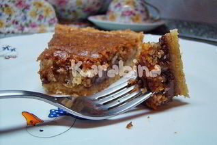 Кростата с миндальным кремом и шоколадом