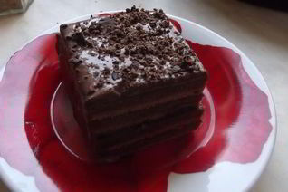 Парижский бисквит с шоколадным кремом