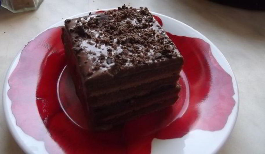 Рецепт парижского бисквита с шоколадным кремом