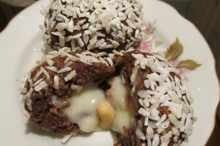 Шарики с кешью и заварным кремом Гигантелло