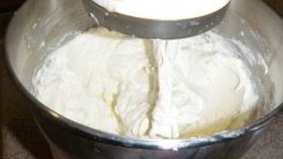 сметанный крем с желатином