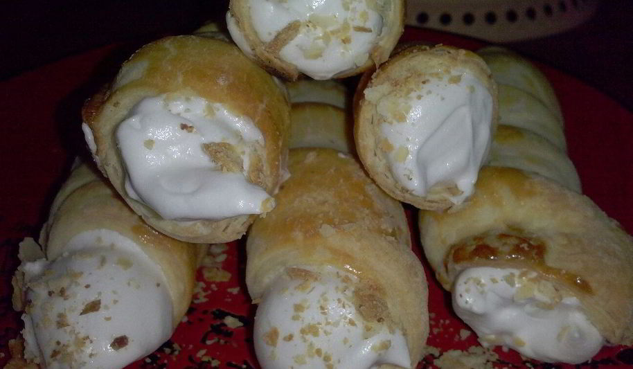 Рецепт трубочек с белковым заварным кремом