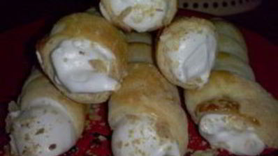 трубочки с белковым заварным кремом