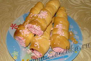 Трубочки с кремом