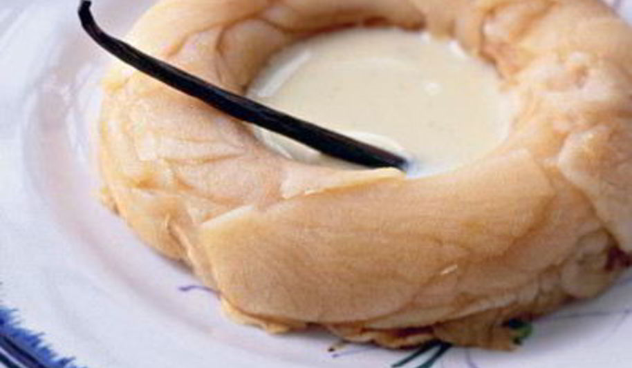 Рецепт яблок с английским кремом