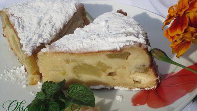 яблоки в креме