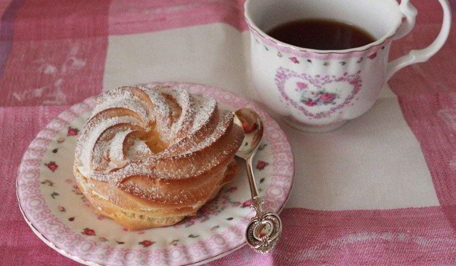 Рецепт заварных колец со сливочным кремом