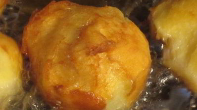 заварные пончики с апельсиновым кремом