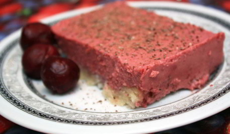 Рецепт миндально-ягодного десерт