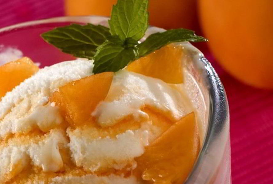 Абрикосовое мороженое с медом