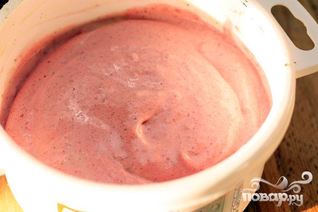 Десерт Клубничное мороженое