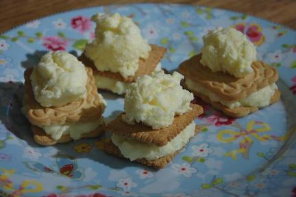 Йогуртовое мороженое с ананасом