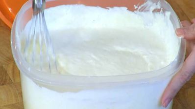 йогуртовое мороженое с ананасом