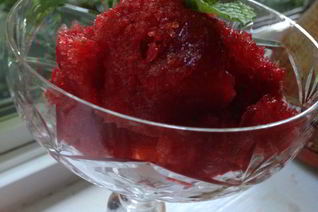 Клубничное мороженое Сорбет